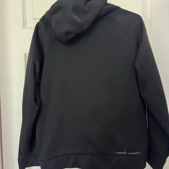 Under Armour Black and Gray Athletic Hoodie - Picture 2 of 5